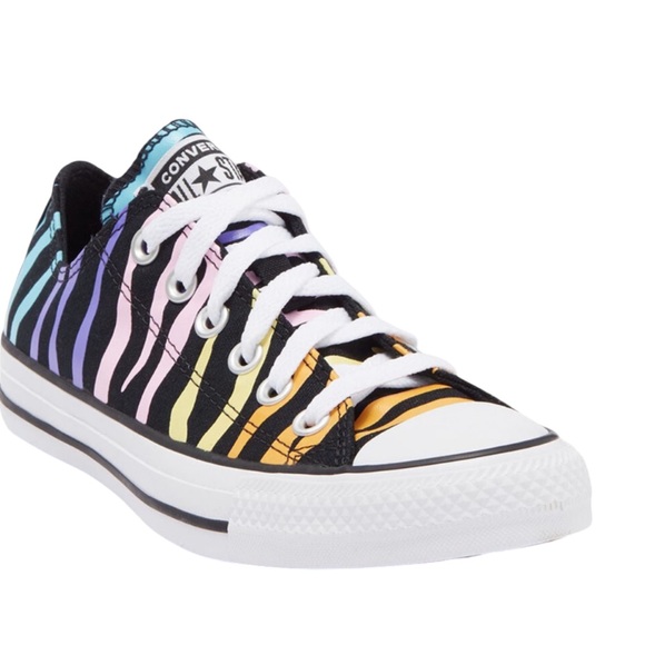 Converse Shoes - Converse Chuck Taylor All Star Multicolor Animal Stripe Low Top Sneakers Size 6